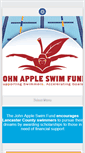 Mobile Screenshot of johnappleswimfund.org